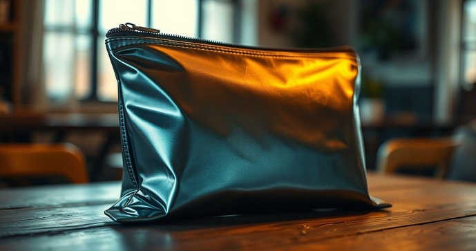 Saco Metalizado com Zip: Praticidade e Estilo