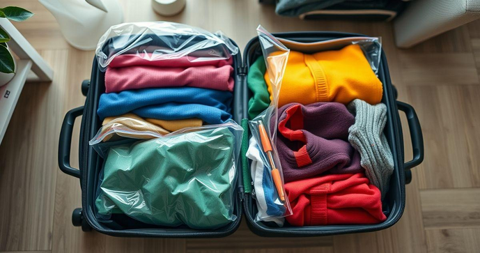 Saco Ziplock para Viagem é a Solução Prática para Organizar sua Mala