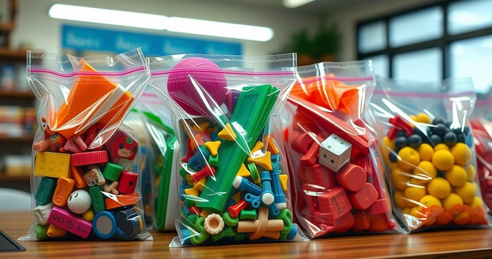 Sacos plásticos com zíper são a solução ideal para organização e armazenamento eficientes