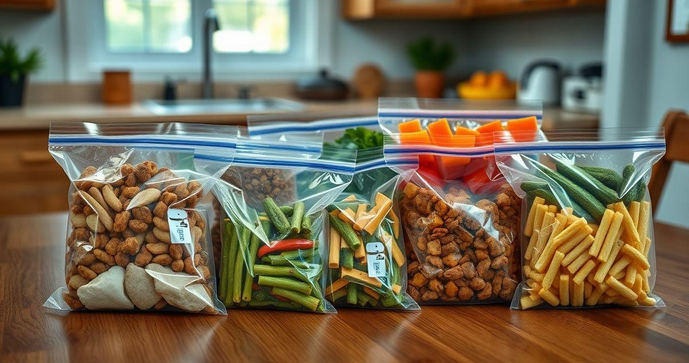 Saquinho de Ziplock é a Solução Prática para Organizar e Armazenar Alimentos