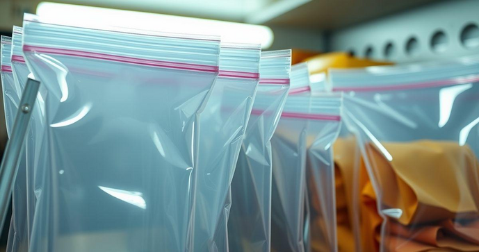 Compre Saco Plástico Transparente Fecho Zip para Organização Prática