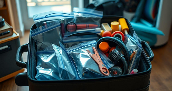Saco Ziplock para Viagem é a Solução Prática que Você Precisa para Organizar sua Mala