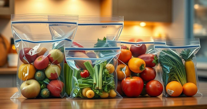 Saquinhos plásticos com fecho ziplock: praticidade e versatilidade em foco