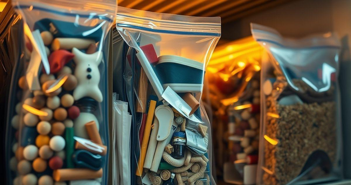 Saco Zip Grande: Praticidade e Versatilidade na Organização