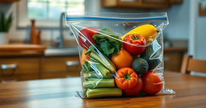 Saco ziplock para alimentos é a solução prática e segura para conservar seus alimentos frescos