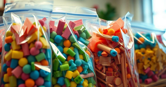 Sacos plásticos com zíper: a solução para organização e armazenamento